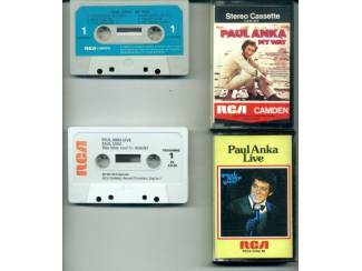 Paul Anka 2 cassettes €3,50 per stuk 2 voor €6 ZGAN
