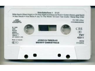 Kerst José Carreras Merry Christmas 12 nrs cassette 1986 ALS NIEUW