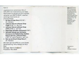 Cassettebandjes Snip & Snap – De Snip & Snap Story 12 nrs cassette 1980 ZGAN