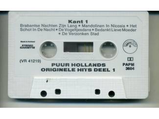 Cassettebandjes Puur Hollands Originele Hits Deel 1 12 nrs cassette ZGAN