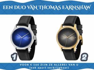 Twee schitterende horloges van THOMAS EARNSHAW