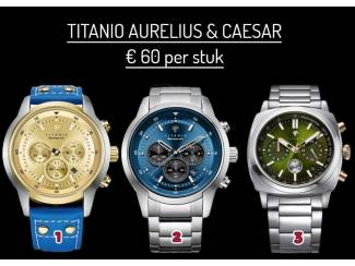 Klassevolle horloges van TITANIO AURELIUS + CAESAR