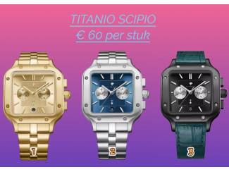 Hoe bevallen U deze horloges TITANIO SCIPIO ?