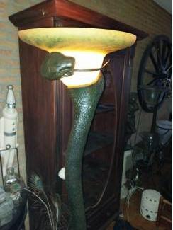 Lampen Art-deco lamp ontworpen door Edgar Brandt