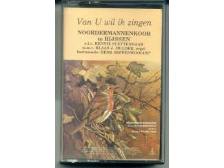 Cassettebandjes Noordermannenkoor Van U wil ik zingen 12 nr cassette 1979 ZGAN