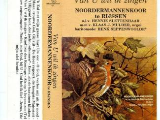 Cassettebandjes Noordermannenkoor Van U wil ik zingen 12 nr cassette 1979 ZGAN