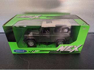 Auto's Landrover Defender 90 Groen Schaal 1:24