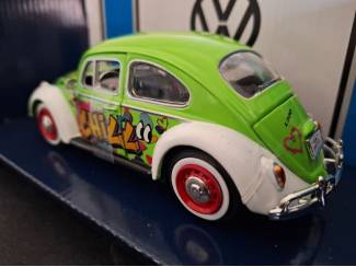 Auto's Volkswagen Kever Graffiti 1966 Schaal 1:24