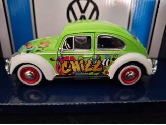 Auto's Volkswagen Kever Graffiti 1966 Schaal 1:24