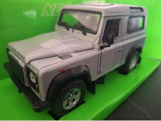 Landrover Defender 90 Grijs Schaal 1:24