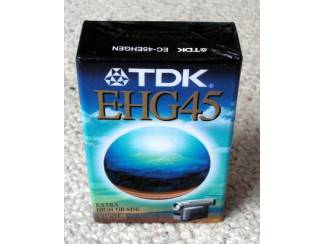 TDK E-HG45 VHSC videoband NIEUW GESEALD