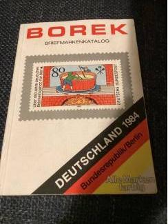 Borek briefmarkenkatalog Deutschland 1984 BRD Duitsland