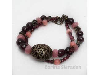 Armband van natuursteen